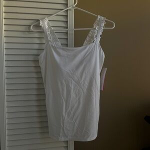 Lilly Pulitzer Lucine Bra Luxletic Tank UPF 50+ NWT - New Women | Color: White |